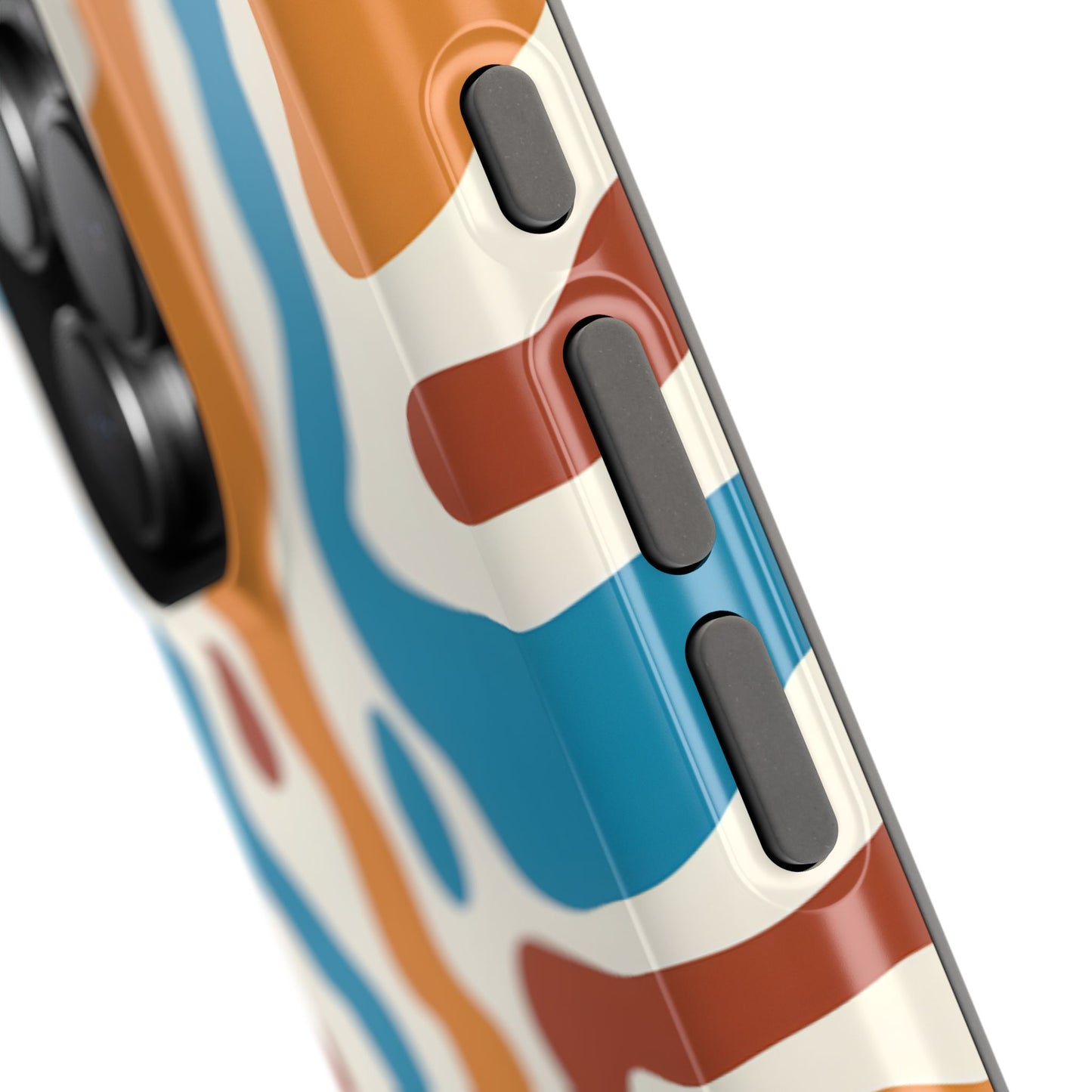 Abstract Retro Wave Phone Case – MagSafe Compatible for iPhone & Samsung Galaxy