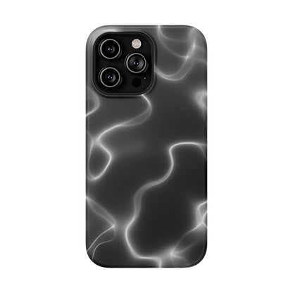 Electric Black Glow Phone Case – MagSafe Compatible for iPhone & Samsung Galaxy