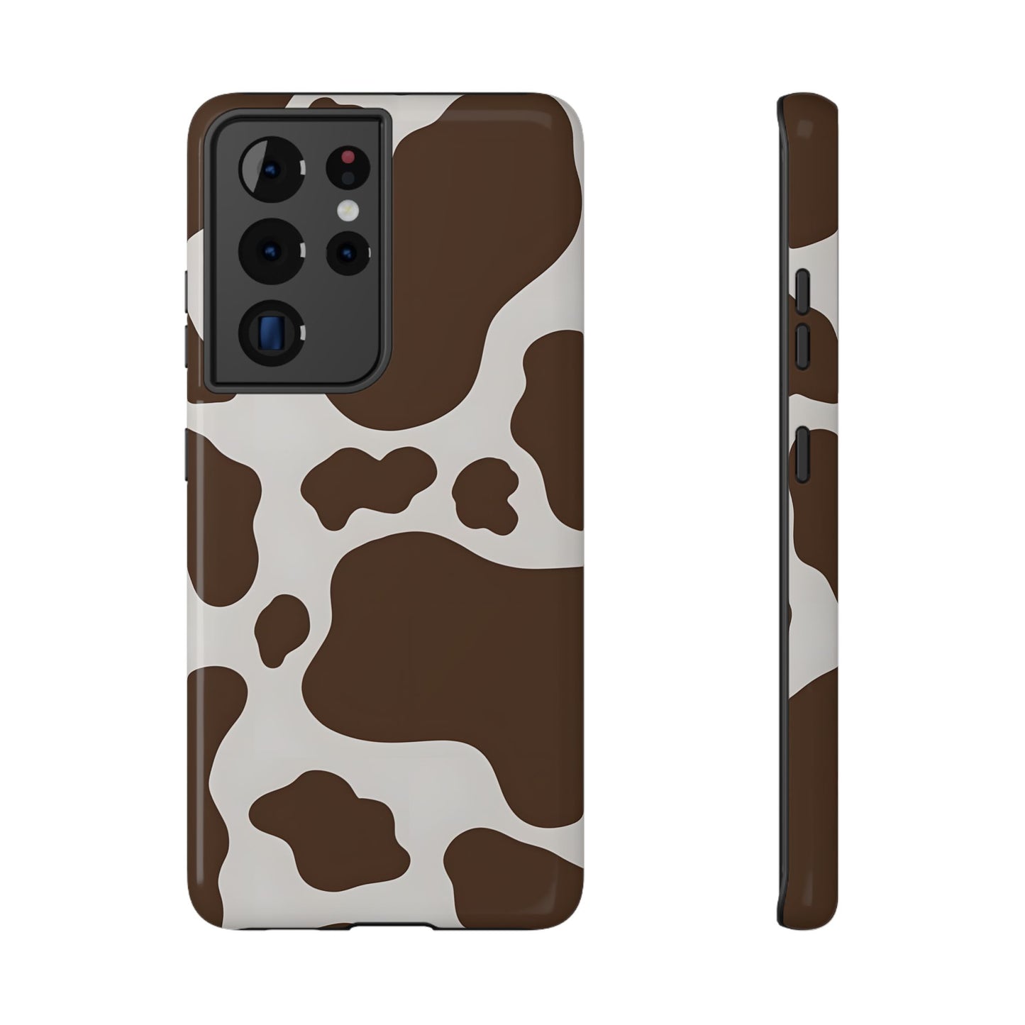 Brown Cow Print Phone Case – MagSafe Compatible for iPhone & Samsung Galaxy