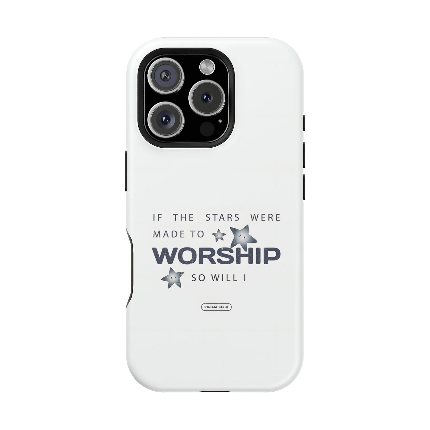 Psalm 14 8:3 "Stars Made to Worship" Phone Case – MagSafe Compatible for iPhone & Samsung Galaxy