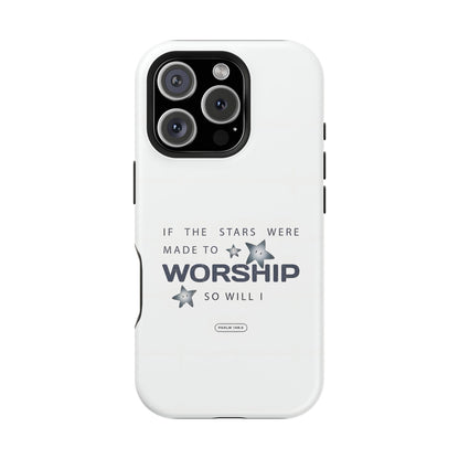 Psalm 14 8:3 "Stars Made to Worship" Phone Case – MagSafe Compatible for iPhone & Samsung Galaxy
