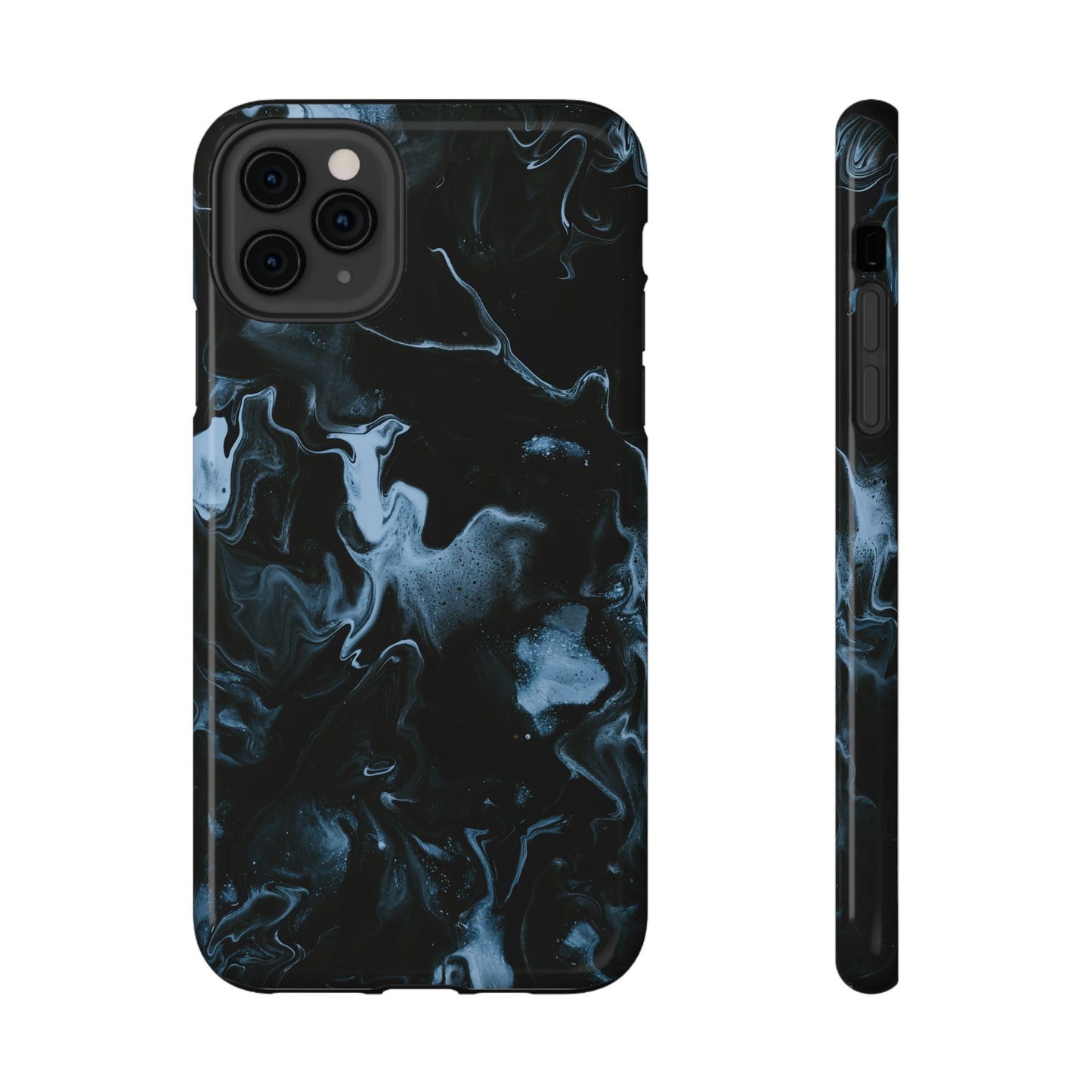 Midnight Frost Swirl Phone Case – MagSafe Compatible for iPhone & Samsung Galaxy