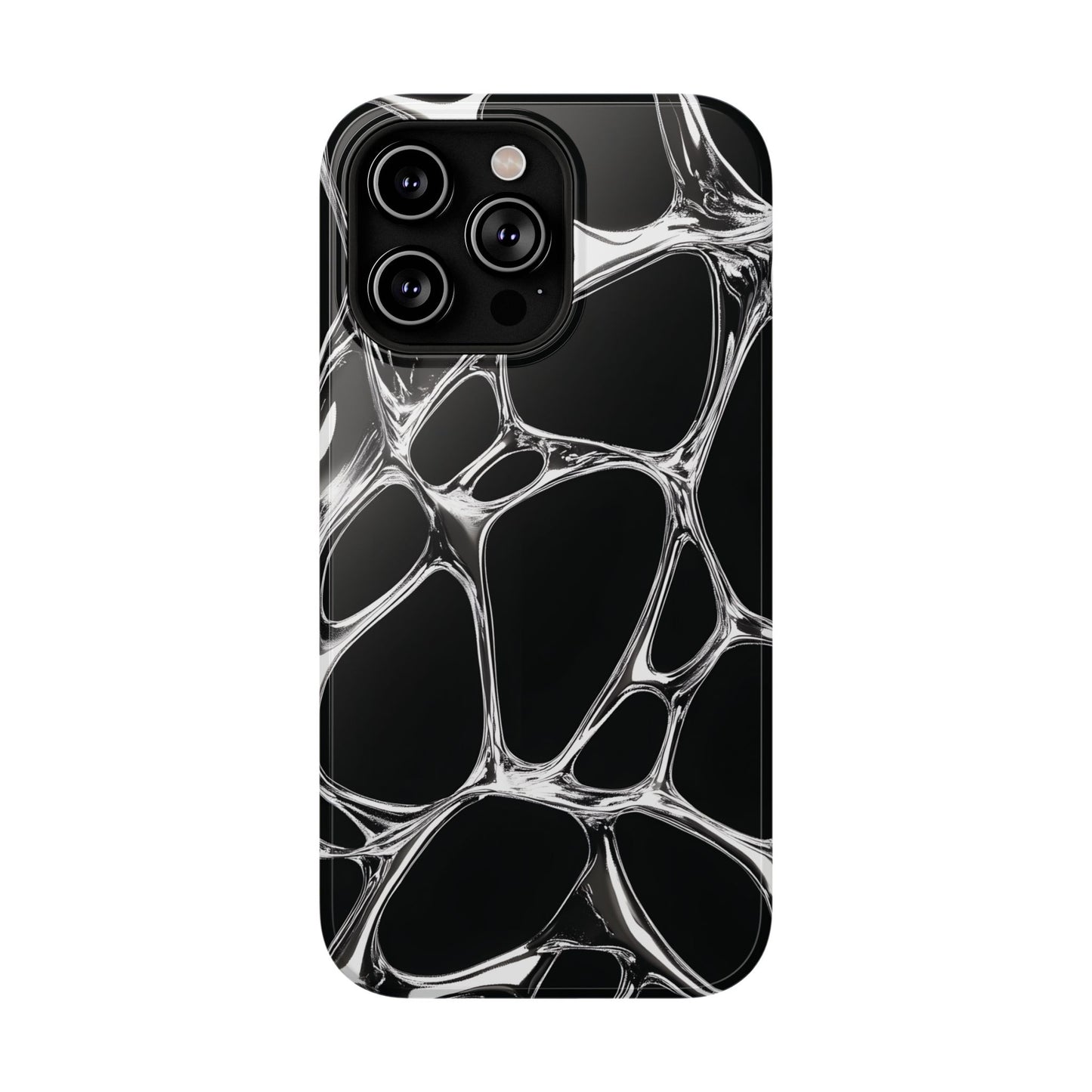 Liquid Metal Abstract Phone Case – MagSafe Compatible for iPhone & Samsung Galaxy