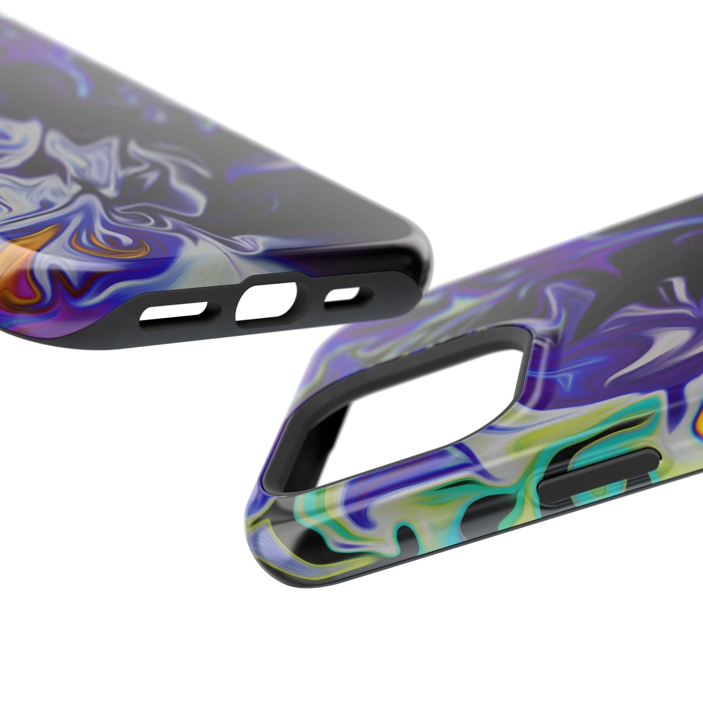 Dark Cosmic Swirl Phone Case – MagSafe Compatible for iPhone & Samsung Galaxy