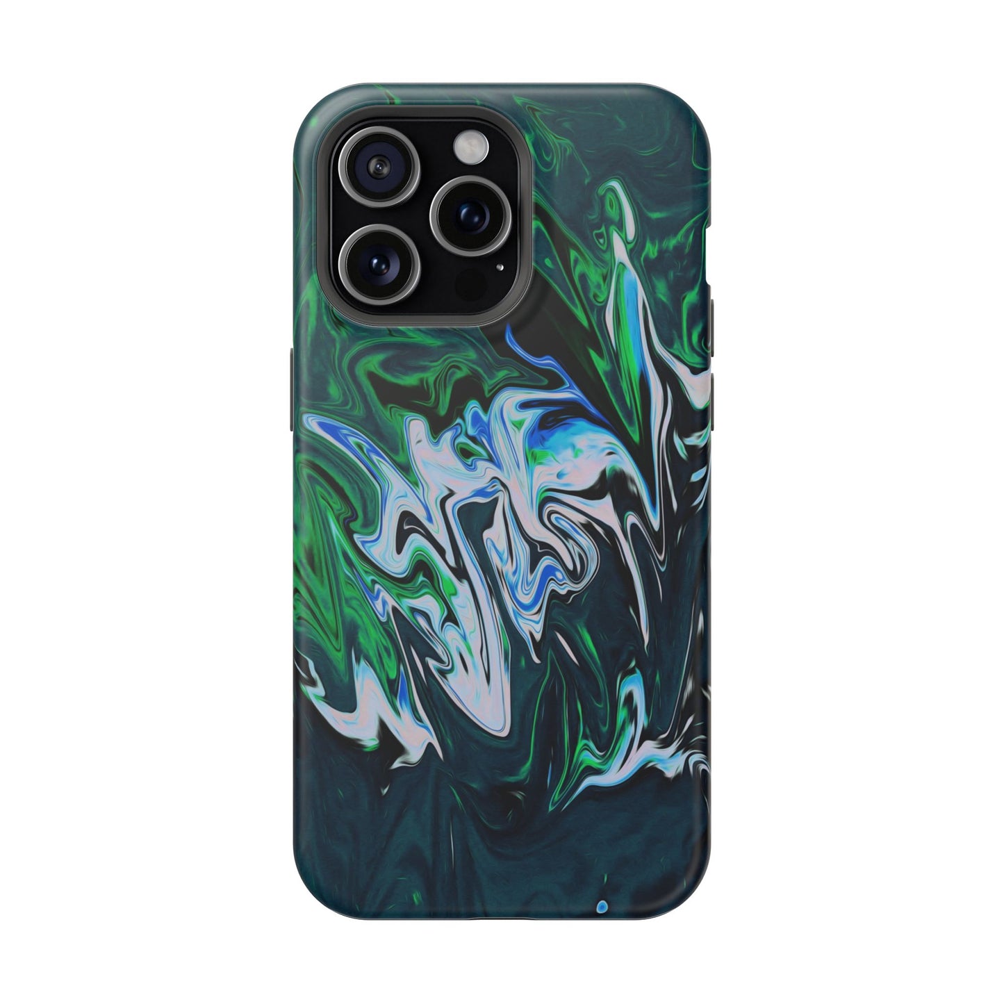 Prismatic Holographic Swirl Phone Case – MagSafe Compatible for iPhone & Samsung Galaxy