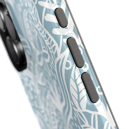 Boho Botanical Doodle Phone Case – MagSafe Compatible for iPhone & Samsung Galaxy