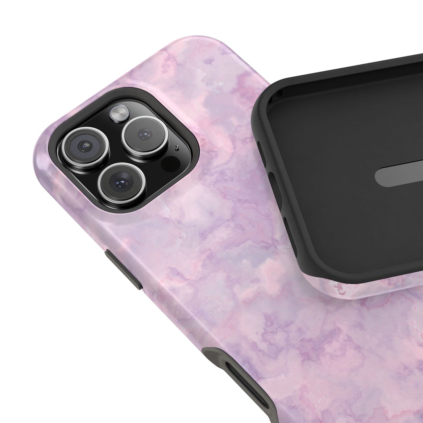 Lavender Dream Marble Phone Case – MagSafe Compatible for iPhone & Samsung Galaxy