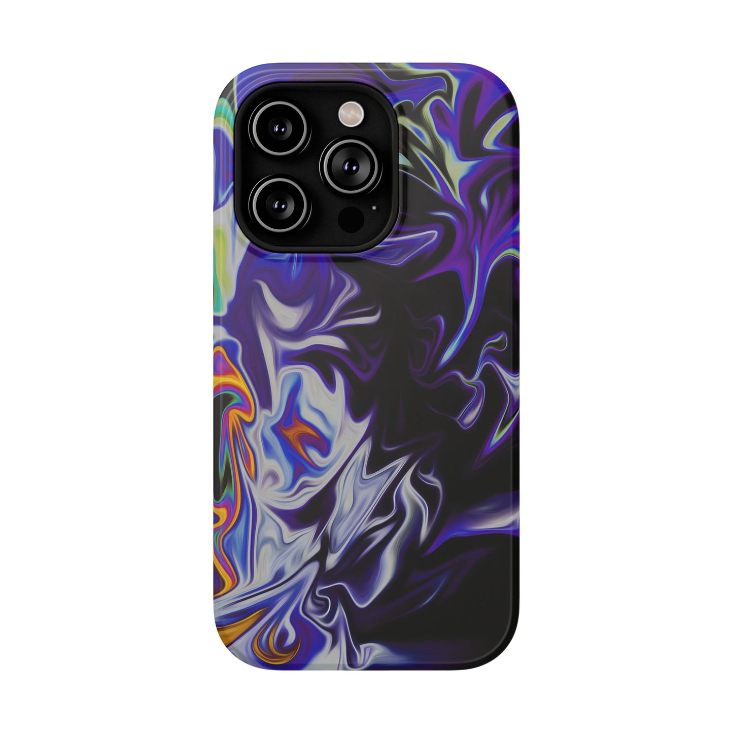 Dark Cosmic Swirl Phone Case – MagSafe Compatible for iPhone & Samsung Galaxy