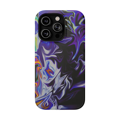 Dark Cosmic Swirl Phone Case – MagSafe Compatible for iPhone & Samsung Galaxy