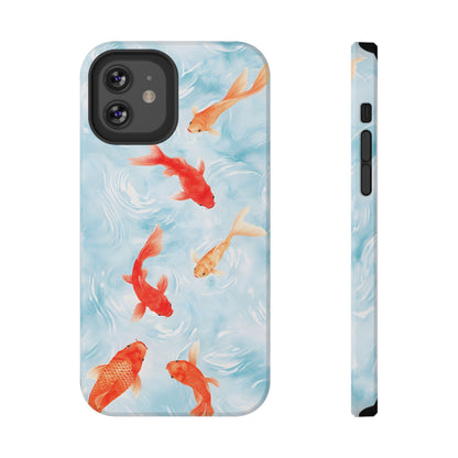Koi Fish Pond Phone Case – MagSafe Compatible for iPhone & Samsung Galaxy