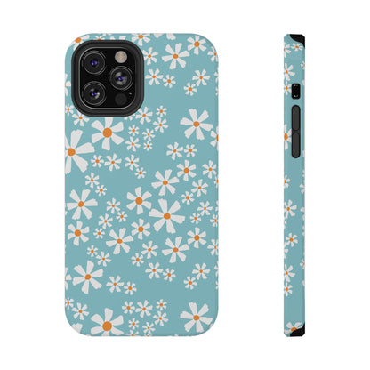 Vintage Daisy Field Phone Case – MagSafe Compatible for iPhone & Samsung Galaxy