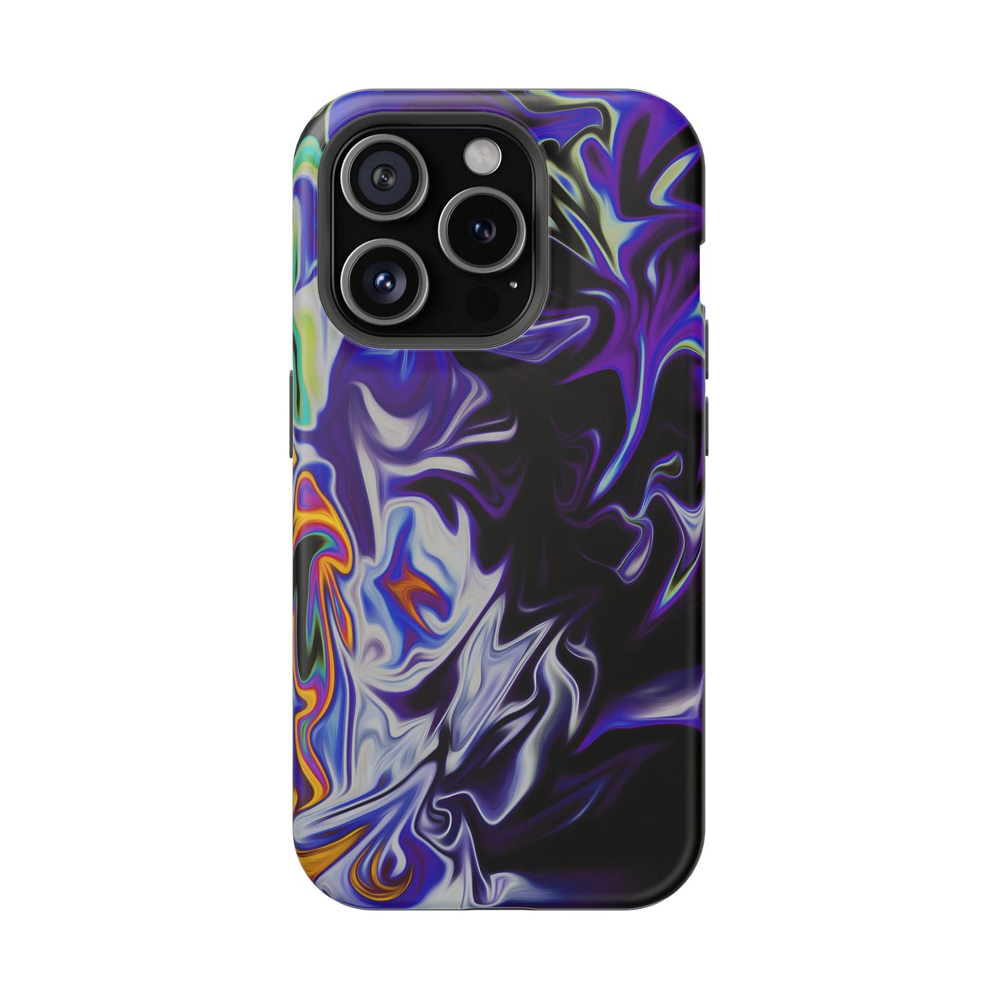 Dark Cosmic Swirl Phone Case – MagSafe Compatible for iPhone & Samsung Galaxy