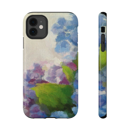 Hydrangea Dream Phone Case – Artistic Floral Design, MagSafe Compatible for iPhone & Samsung Galaxy