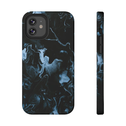 Midnight Frost Swirl Phone Case – MagSafe Compatible for iPhone & Samsung Galaxy