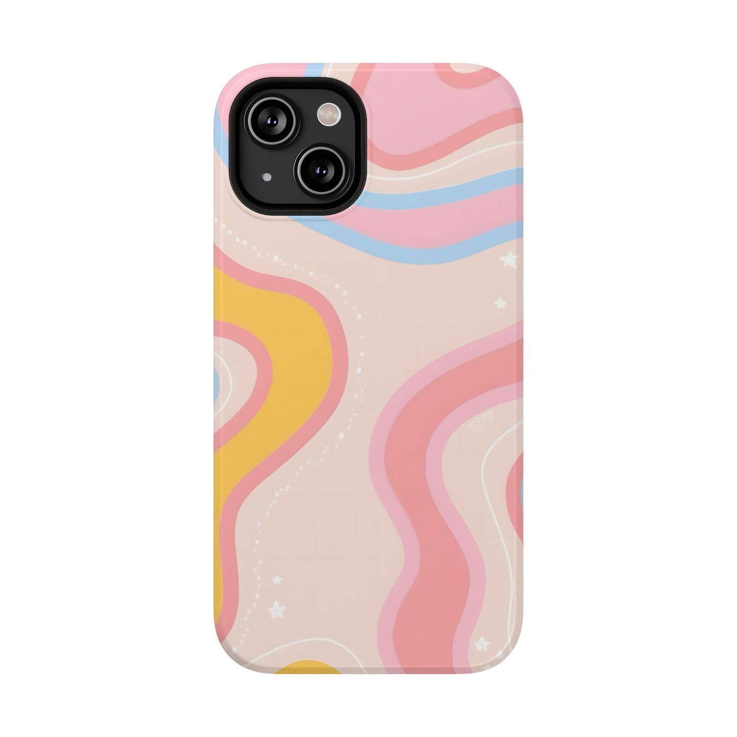 Pastel Dreamy Waves Phone Case – MagSafe Compatible for iPhone & Samsung Galaxy