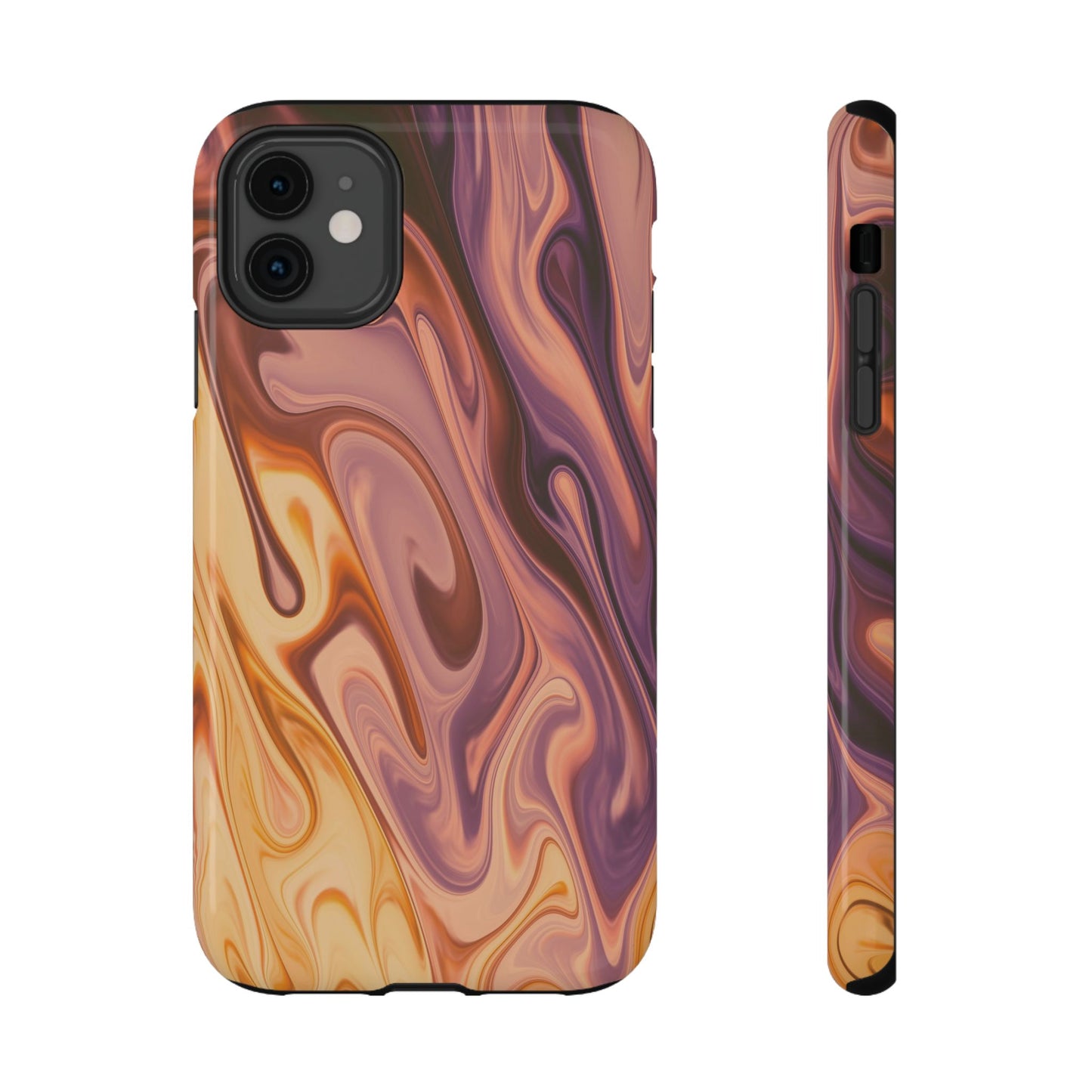 Golden Hour Swirl Phone Case – MagSafe Compatible for iPhone & Samsung Galaxy