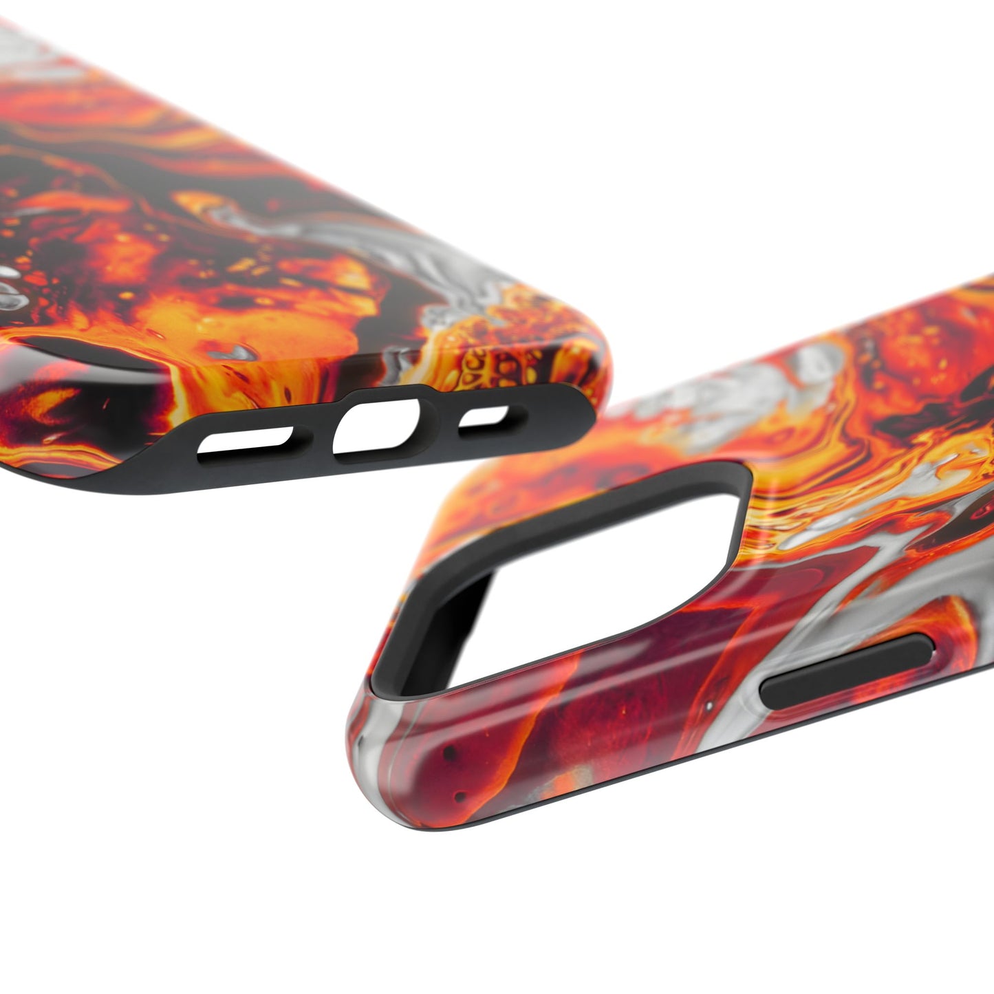 Molten Lava Abstract Phone Case – MagSafe Compatible for iPhone & Samsung Galaxy