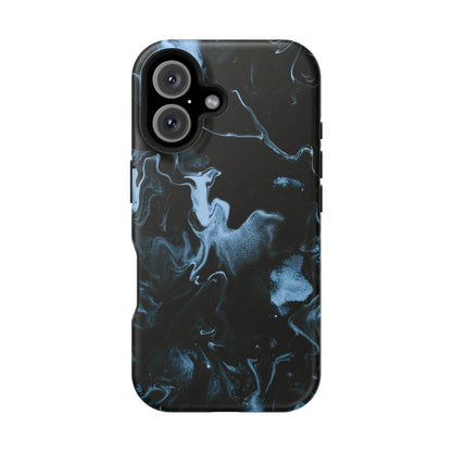Midnight Frost Swirl Phone Case – MagSafe Compatible for iPhone & Samsung Galaxy