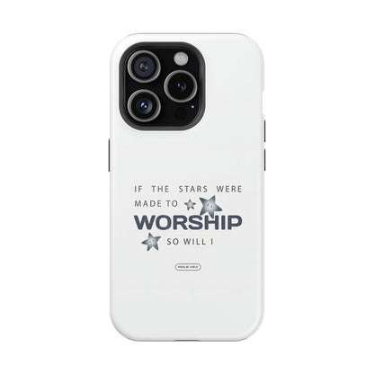 Psalm 14 8:3 "Stars Made to Worship" Phone Case – MagSafe Compatible for iPhone & Samsung Galaxy