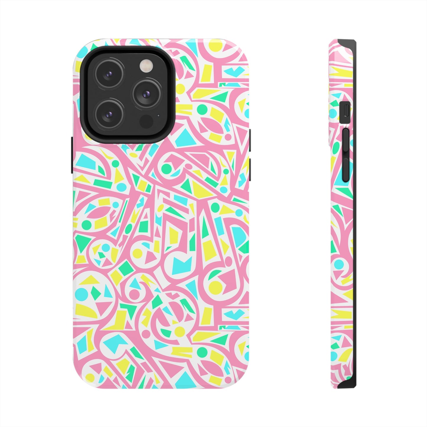 Retro 80's Style Music Graphic Phone Case - iPhone 11-15 All Sizes