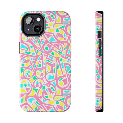 Retro 80's Style Music Graphic Phone Case - iPhone 11-15 All Sizes