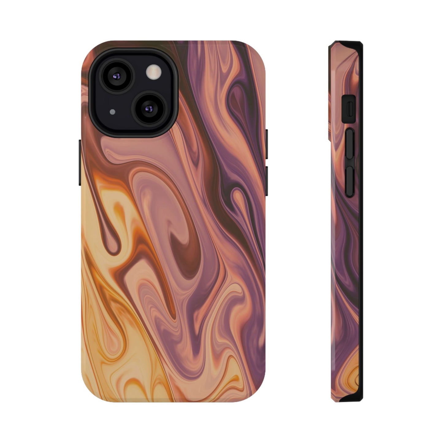Golden Hour Swirl Phone Case – MagSafe Compatible for iPhone & Samsung Galaxy