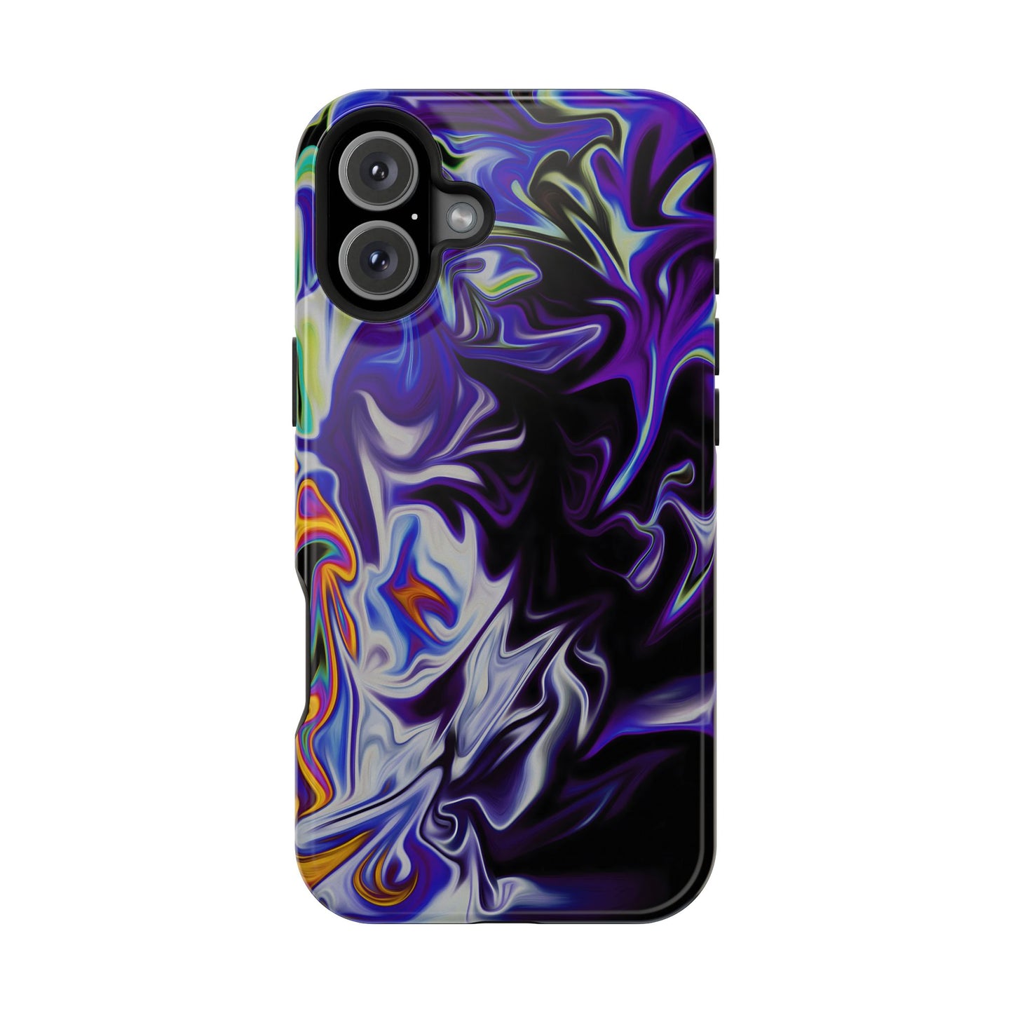 Dark Cosmic Swirl Phone Case – MagSafe Compatible for iPhone & Samsung Galaxy