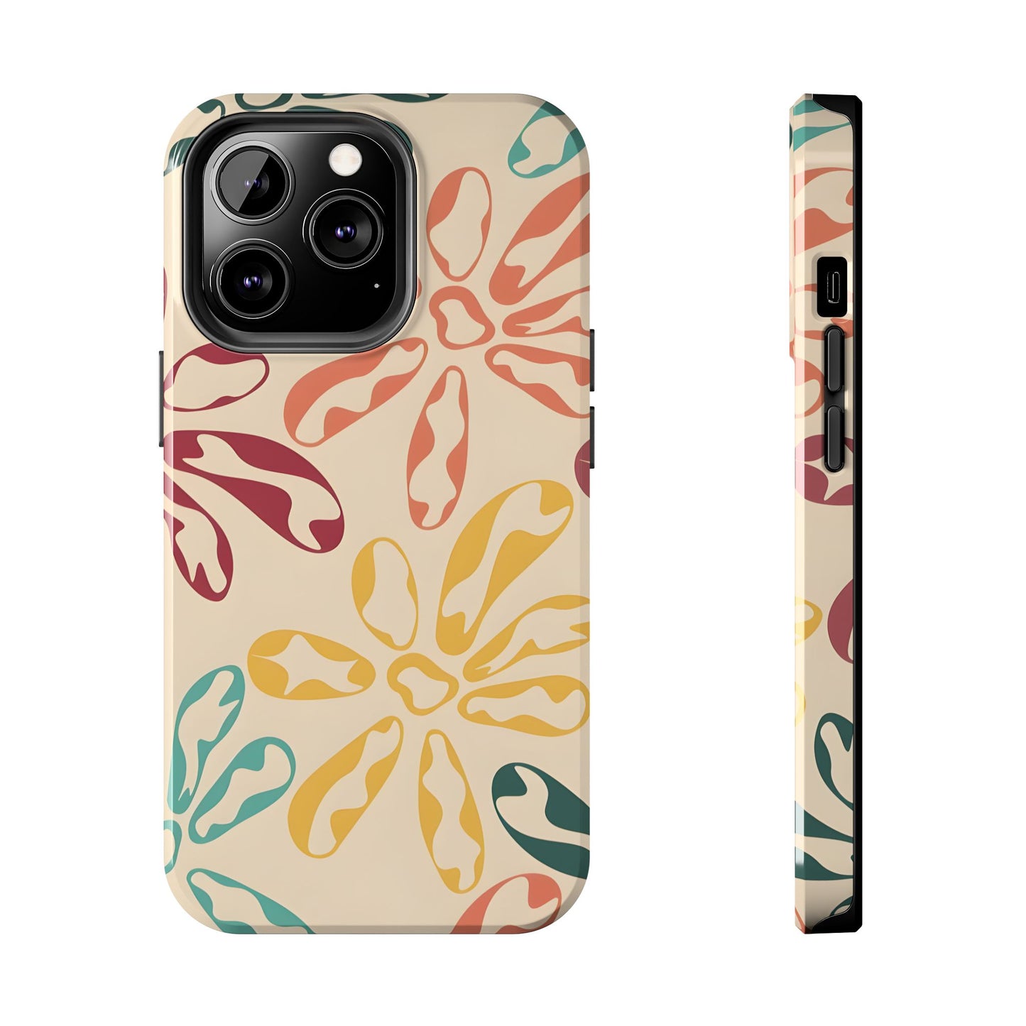 Tropical Flower Tough iPhone Case - iPhone 15-11 All Sizes