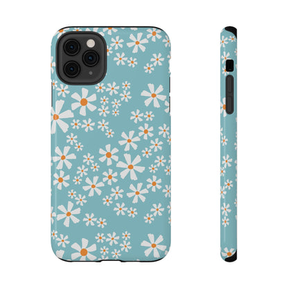 Vintage Daisy Field Phone Case – MagSafe Compatible for iPhone & Samsung Galaxy
