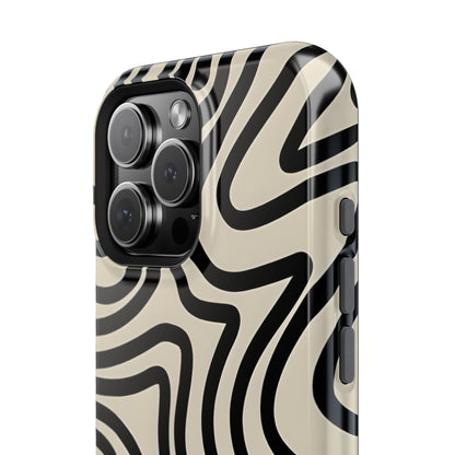 Abstract Maze Line Art Phone Case – MagSafe Compatible for iPhone & Samsung Galaxy