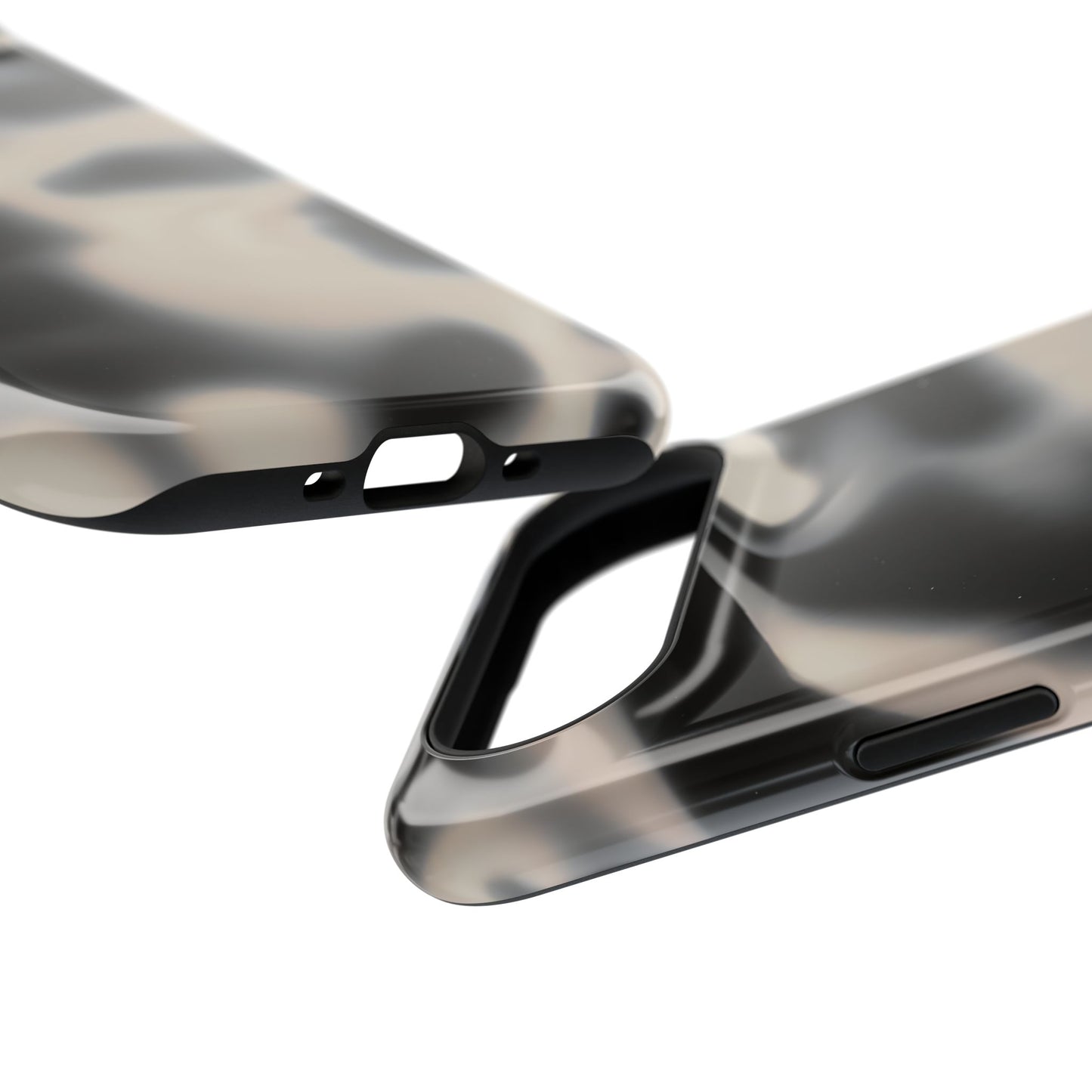 Smoky Marble Swirl Phone Case – MagSafe Compatible for iPhone & Samsung Galaxy