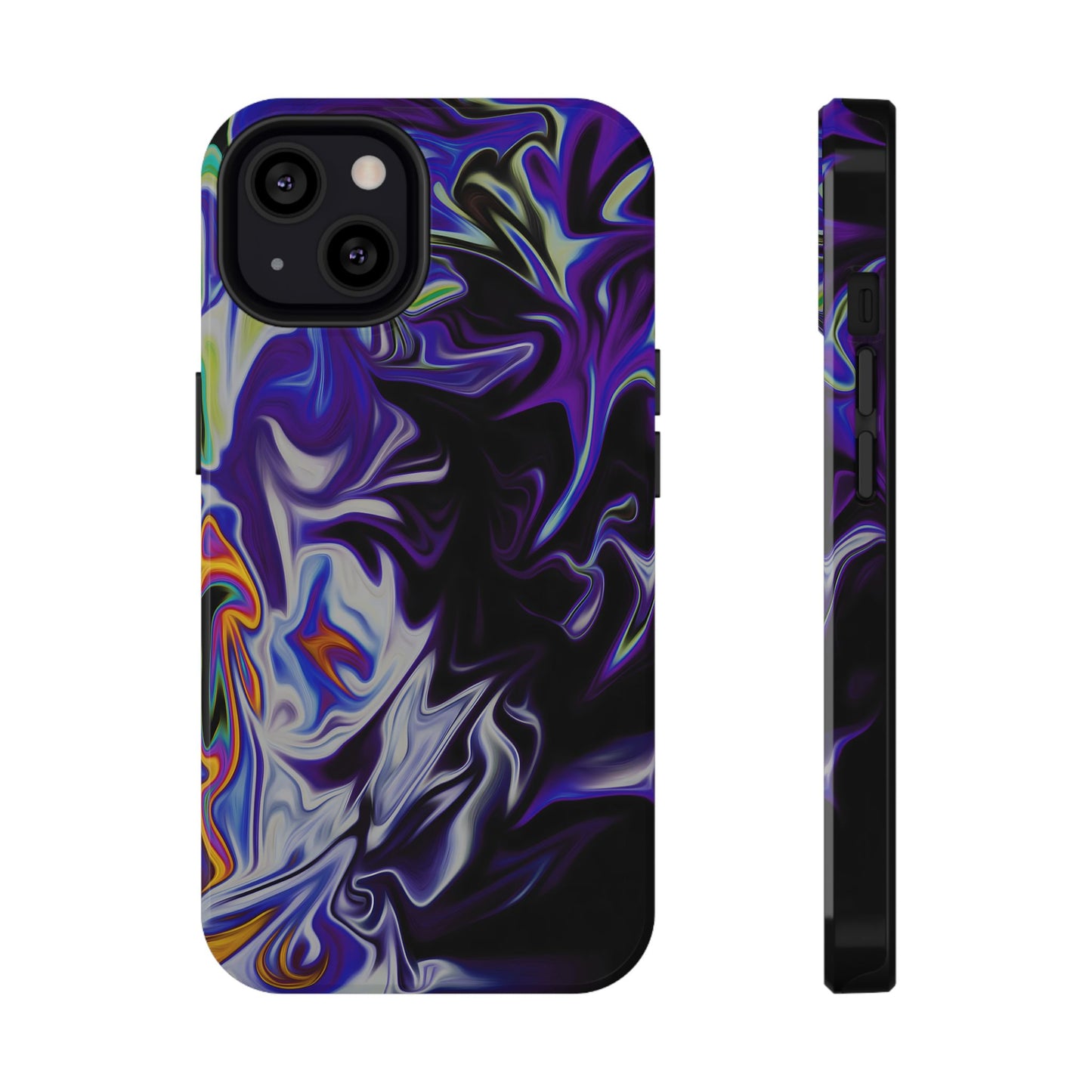 Dark Cosmic Swirl Phone Case – MagSafe Compatible for iPhone & Samsung Galaxy
