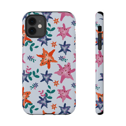 Watercolor Lily Garden Phone Case – MagSafe Compatible for iPhone & Samsung Galaxy