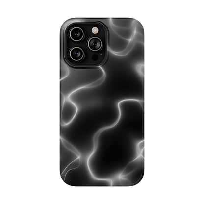 Electric Black Glow Phone Case – MagSafe Compatible for iPhone & Samsung Galaxy