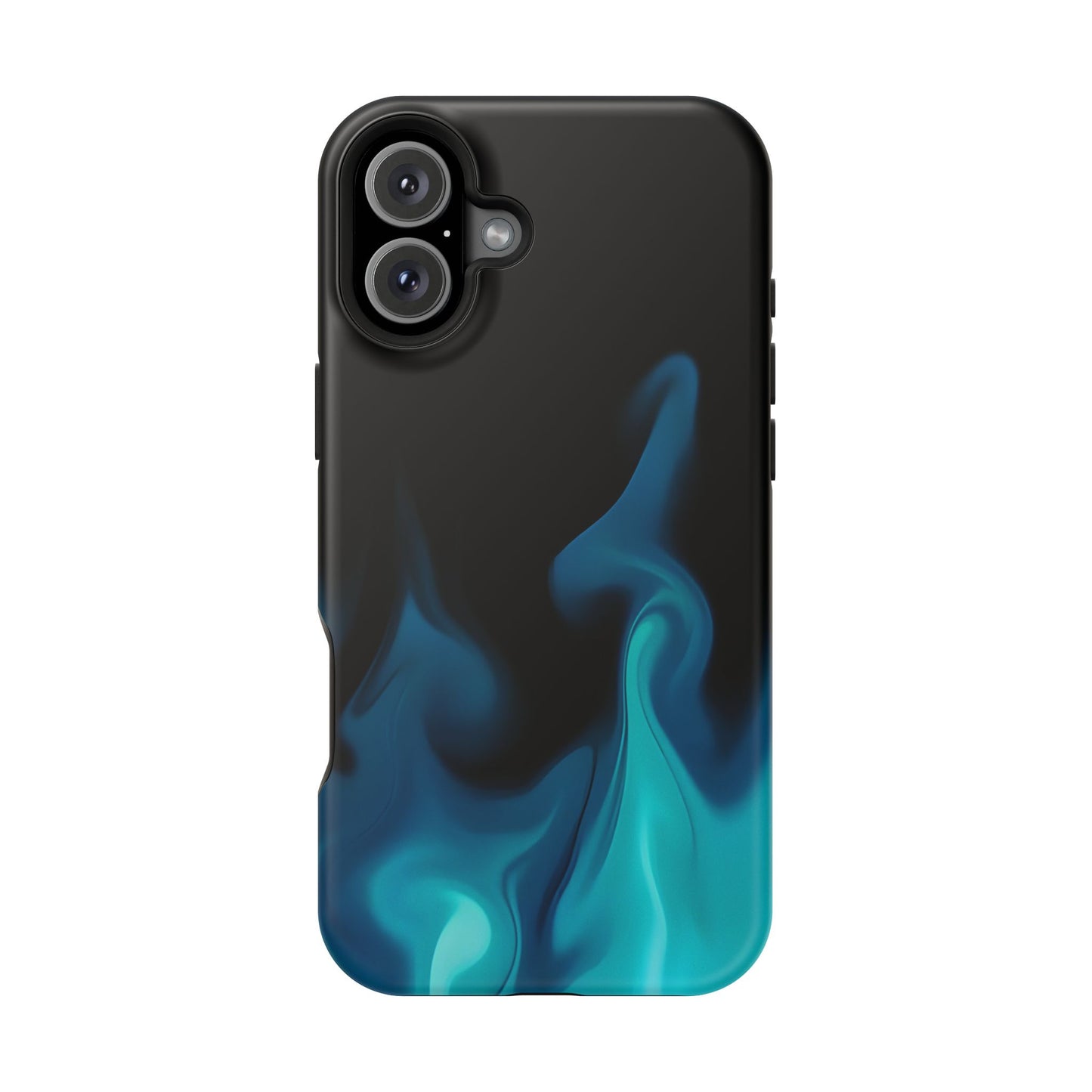 Blue Flame Energy Phone Case – MagSafe Compatible for iPhone & Samsung Galaxy