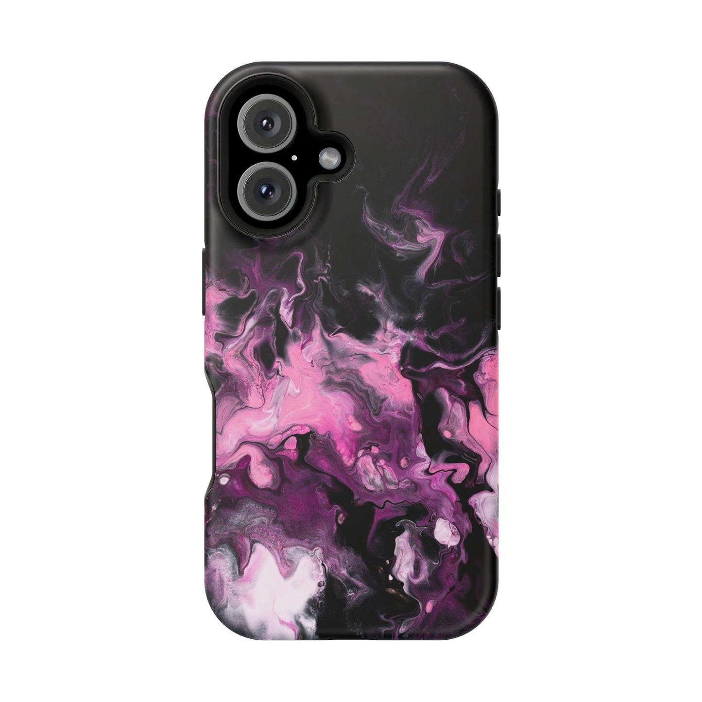 Electric Rose Marble Phone Case – MagSafe Compatible for iPhone & Samsung Galaxy