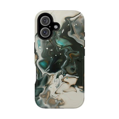 Terra Mist Earthtone Marble Phone Case – MagSafe Compatible for iPhone & Samsung Galaxy