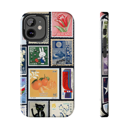 Stamp Collage Tough Phone Case - iPhone Case 15-11 All Sizes