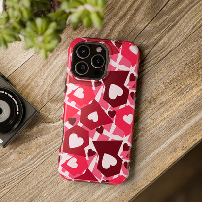 Pink Social Love Icons Phone Case – MagSafe Compatible for iPhone & Samsung Galaxy