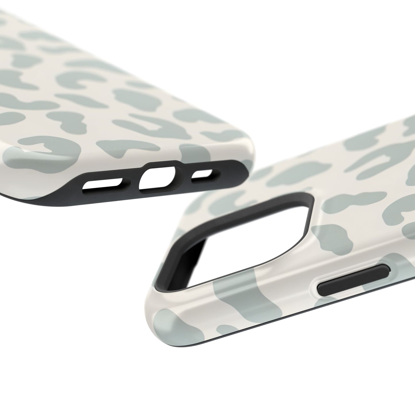 Soft Gray Camo Print Phone Case – MagSafe Compatible for iPhone & Samsung Galaxy
