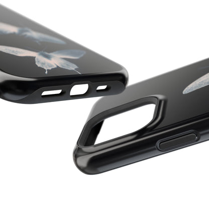 Ethereal Moth Dark Aesthetic Phone Case – MagSafe Compatible for iPhone & Samsung Galaxy