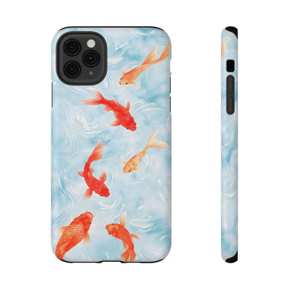 Koi Fish Pond Phone Case – MagSafe Compatible for iPhone & Samsung Galaxy