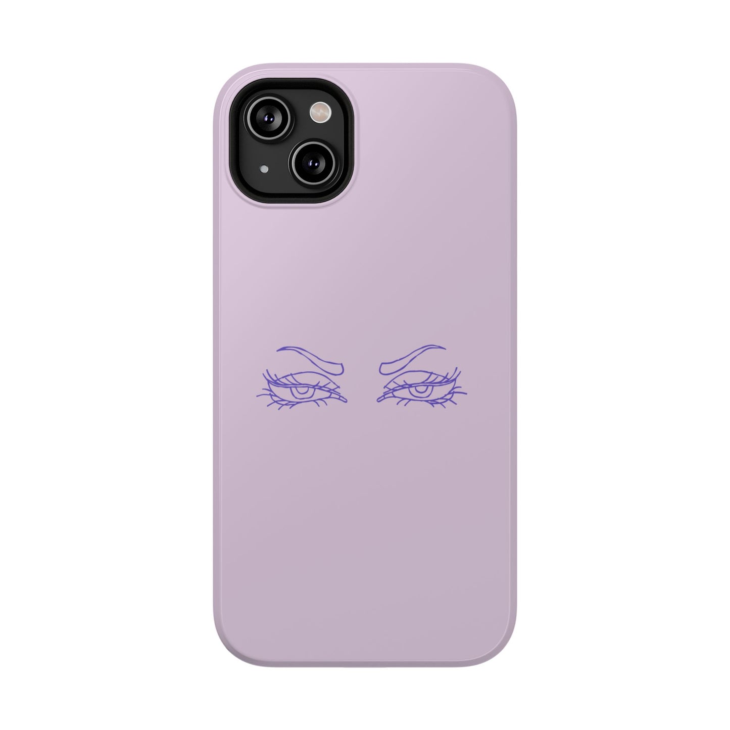 Sassy Line Art Eyes Phone Case – MagSafe Compatible for iPhone & Samsung Galaxy
