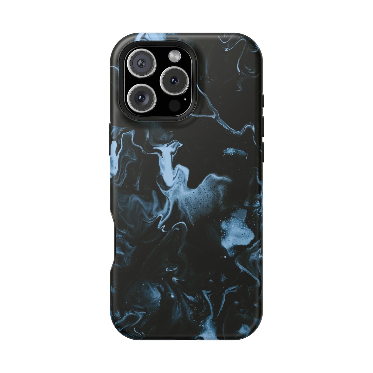 Midnight Frost Swirl Phone Case – MagSafe Compatible for iPhone & Samsung Galaxy
