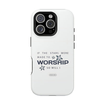 Psalm 14 8:3 "Stars Made to Worship" Phone Case – MagSafe Compatible for iPhone & Samsung Galaxy