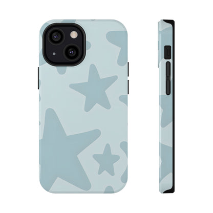 Minimalist Star Pattern Phone Case – MagSafe Compatible for iPhone & Samsung Galaxy