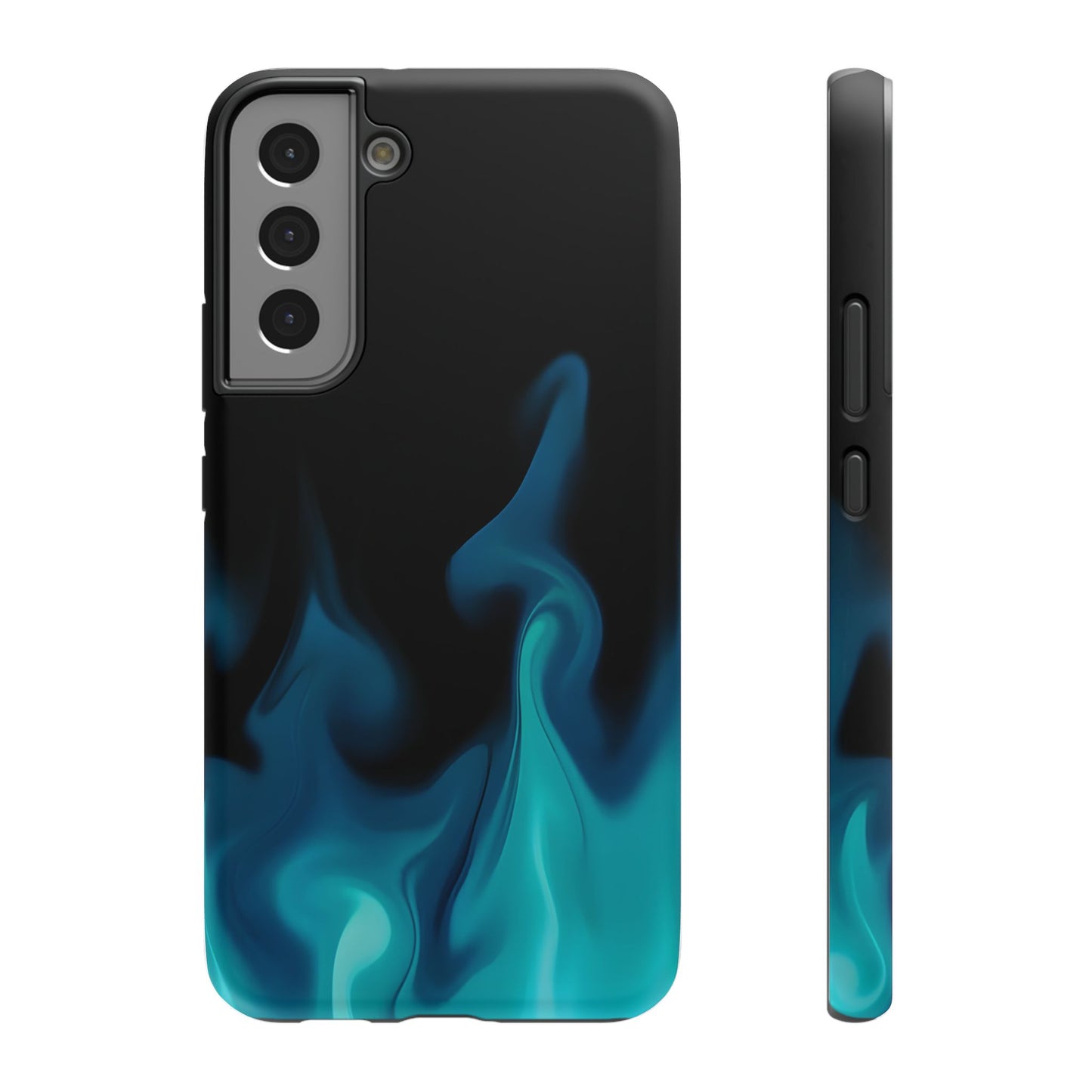 Blue Flame Energy Phone Case – MagSafe Compatible for iPhone & Samsung Galaxy