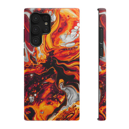 Molten Lava Abstract Phone Case – MagSafe Compatible for iPhone & Samsung Galaxy