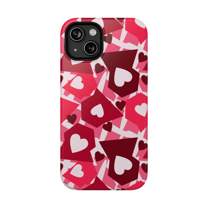 Pink Social Love Icons Phone Case – MagSafe Compatible for iPhone & Samsung Galaxy