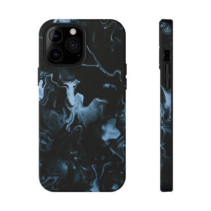 Midnight Frost Swirl Phone Case – MagSafe Compatible for iPhone & Samsung Galaxy